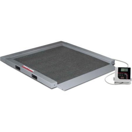 RICE LAKE WEIGHING SYSTEMS Rice Lake RL-350-5 Portable Bariatric Wheelchair Scale with Ramp, 1000 lb x 0.2 lb 150703